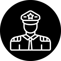 Vector Design Captain Icon Style