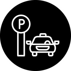 Vector Design Parking Icon Style