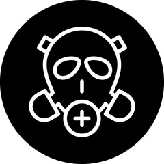 Vector Design Gas Mask Icon Style