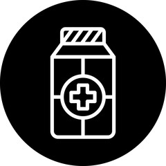 Vector Design Pills Bottle Icon Style