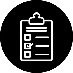 Vector Design Checklist Icon Style