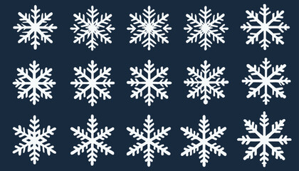 Winter Wonderland: Capture the Essence of the Season with These Exquisite Blue Snowflake Icons