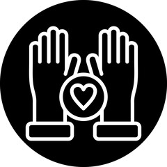 Vector Design Hands Up Icon Style