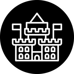 Vector Design Castle Icon Style