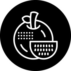 Vector Design Tangerine Icon Style