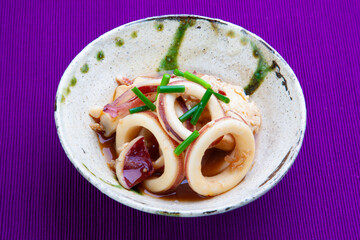 イカと豆腐の煮物