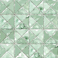 Green Glass Mosaic Tile Design