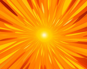 Obraz premium Perspective light lines, orange, yellow