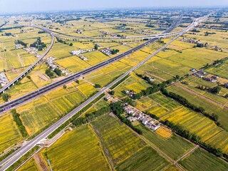 Huai 'an, Jiangsu, China: A golden wheat harvest is in sight

On May 25, 2024, the countryside of...