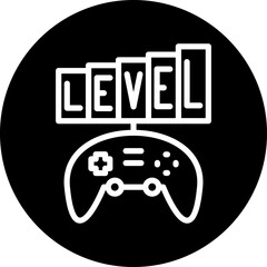 Vector Design Custom Level Icon Style