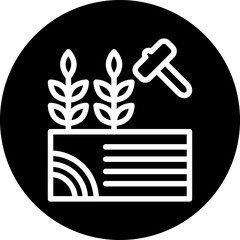 Vector Design Agricultural Auction Icon Style
