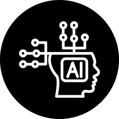Vector Design Artificial Intelligence Icon Style