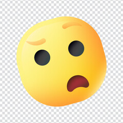 Confused vector icon design in eps 10