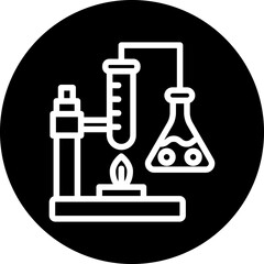 Vector Design Chemistry Experiment Icon Style