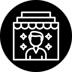 Vector Design In Store Demonstration Icon Style