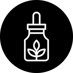 Vector Design Cbd E Liquid Icon Style