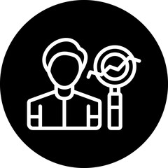 Vector Design Human Analysis Icon Style