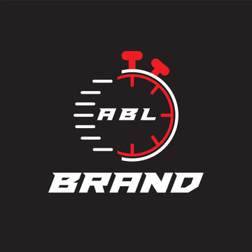 ABL letter logo vector Unique attractive creative modern initial design white color on black color background ABL letter logo icon design
