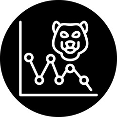 Bear Market Icon Style