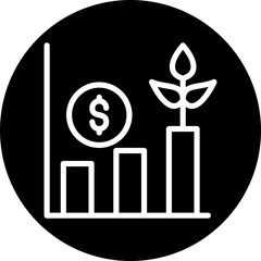 Grow Stock Icon Style