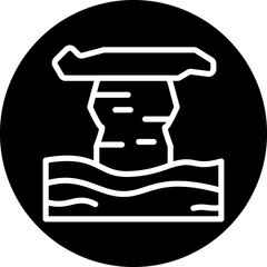 Desert Rocks Icon Style