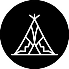 Desert Tipi Icon Style © designing ocean