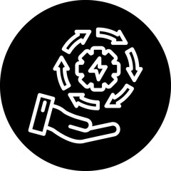 Renewable Energy Icon Style