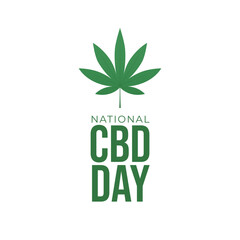 vector graphic of National CBD Day ideal for National CBD Day celebration.