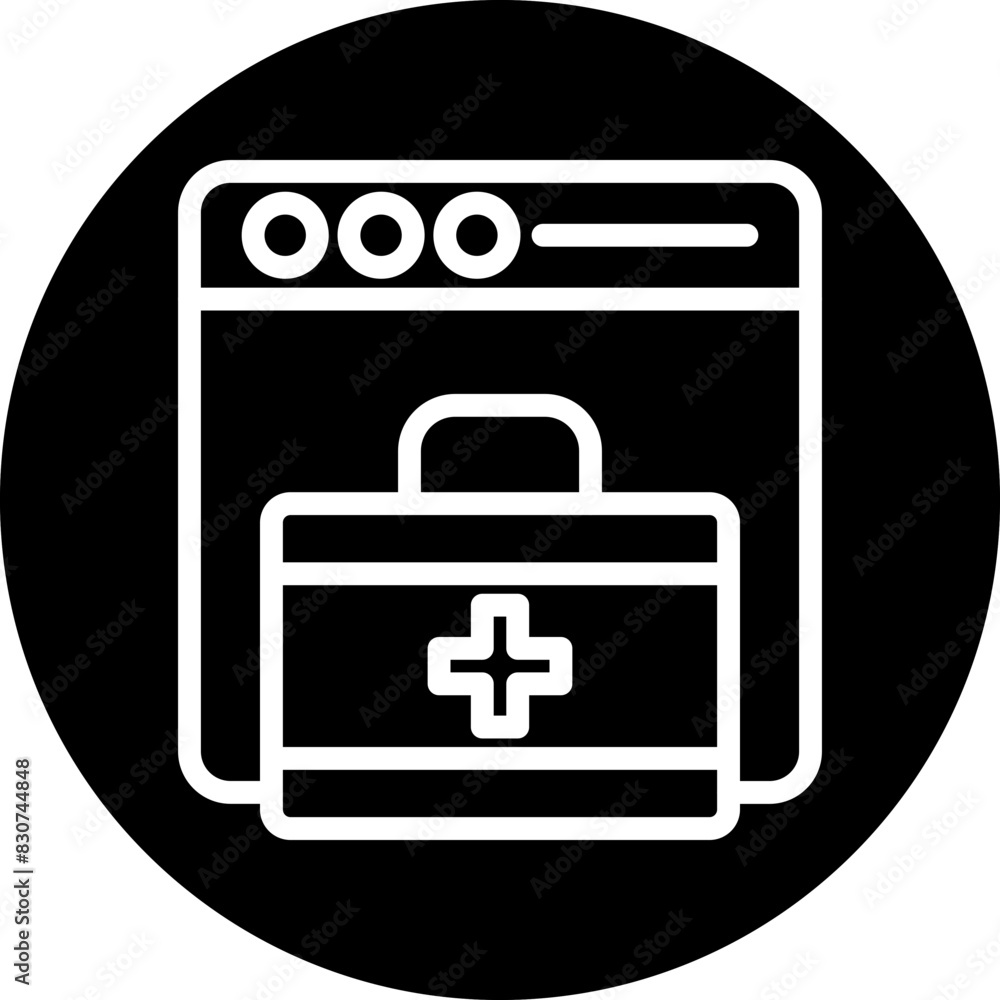 Sticker Healthcare Marketplace Icon Style