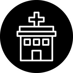 Healthcare Center Icon Style