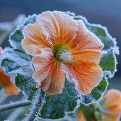 Frosted Flower: A Winter's Day Beauty