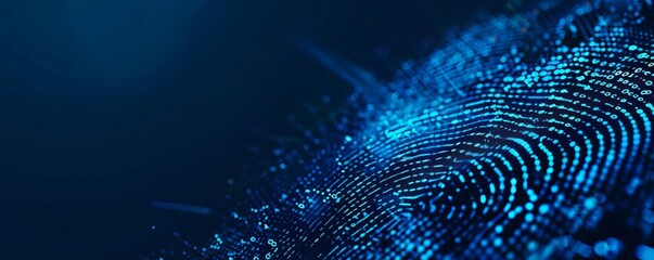 Digital fingerprint identity backdrop