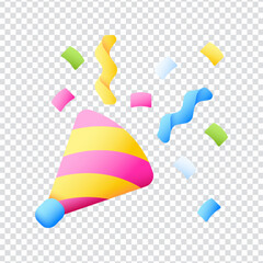 Confetti vector icon design in eps 10