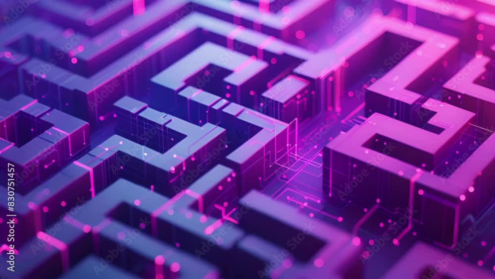 Poster an illustration of a maze with no clear exit illustrating the mazelike complexity of the crypto exch