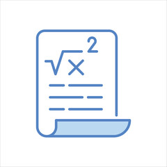Square Root vector icon