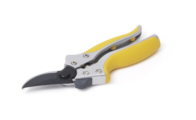 Pruning shears isolated on white background