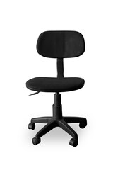 Ergonomic Office Chair Isolated on White front view
