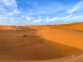Majest&auml;tische Sandd&uuml;nen in der Sahara
