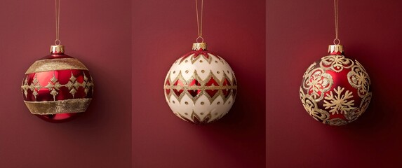 Seasonal Holiday Decorations: A Collection of Festive Christmas Ornaments