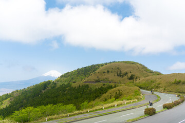 芦ノ湖スカイラインから見える富士山
