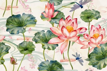 Beautiful seamless pattern