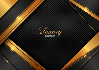 diagonal oblique lines realistic luxury black and gold color gradient background, elements, perfect marketing materials, Modern frame banner website, premium Illustration.