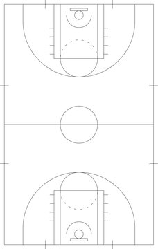 Basketball Playbook KDP Template - Interior 6x9