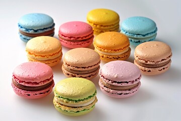 Fototapeta premium Colorful Macaron Assortment