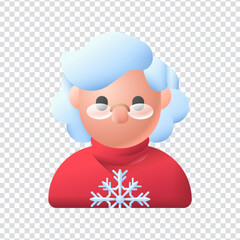 Grandmother vector icon design in eps 10