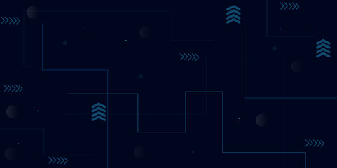 Blue data matrix simulation digital line and grid technology with futuristic HUD screen on blue background and vertical video abstract background concept. Technology blue background.