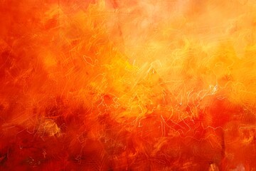 orange fire background, creating an intense atmosphere