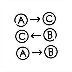 Logic Math vector icon