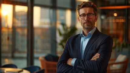Fototapeta premium The confident business professional