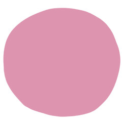 pink circle drawing 